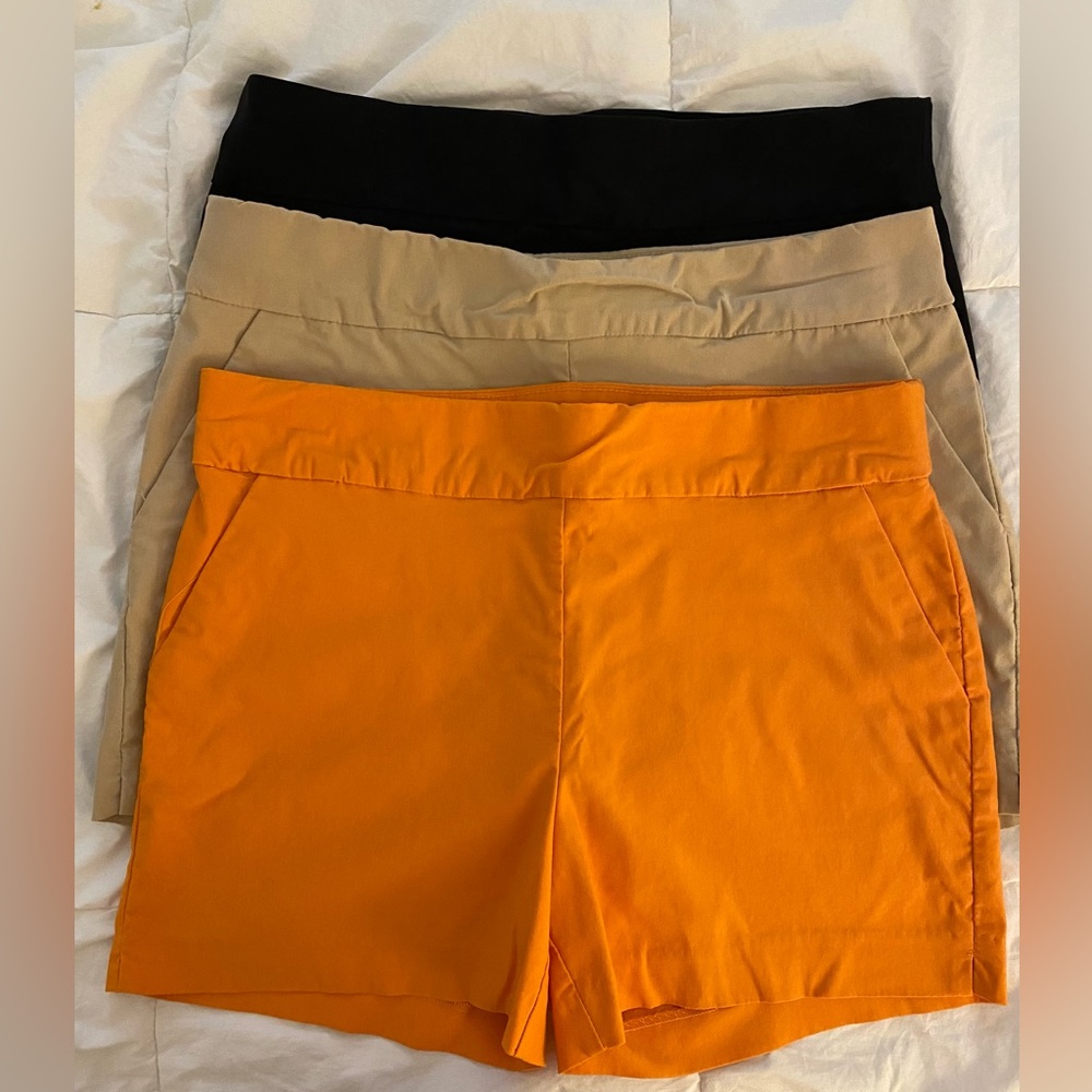 NY & CO Three pairs of pull on XL shorts